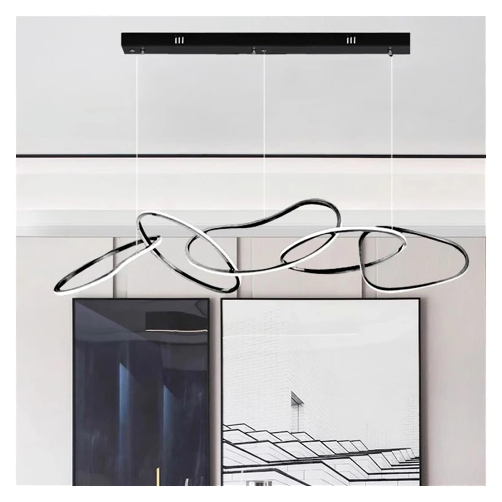 KXEcoLife Modern Led Chandeliers Lights Compatible with Living Room Dining Home Decor Pendant Light Chandelier Lighting Fixtures