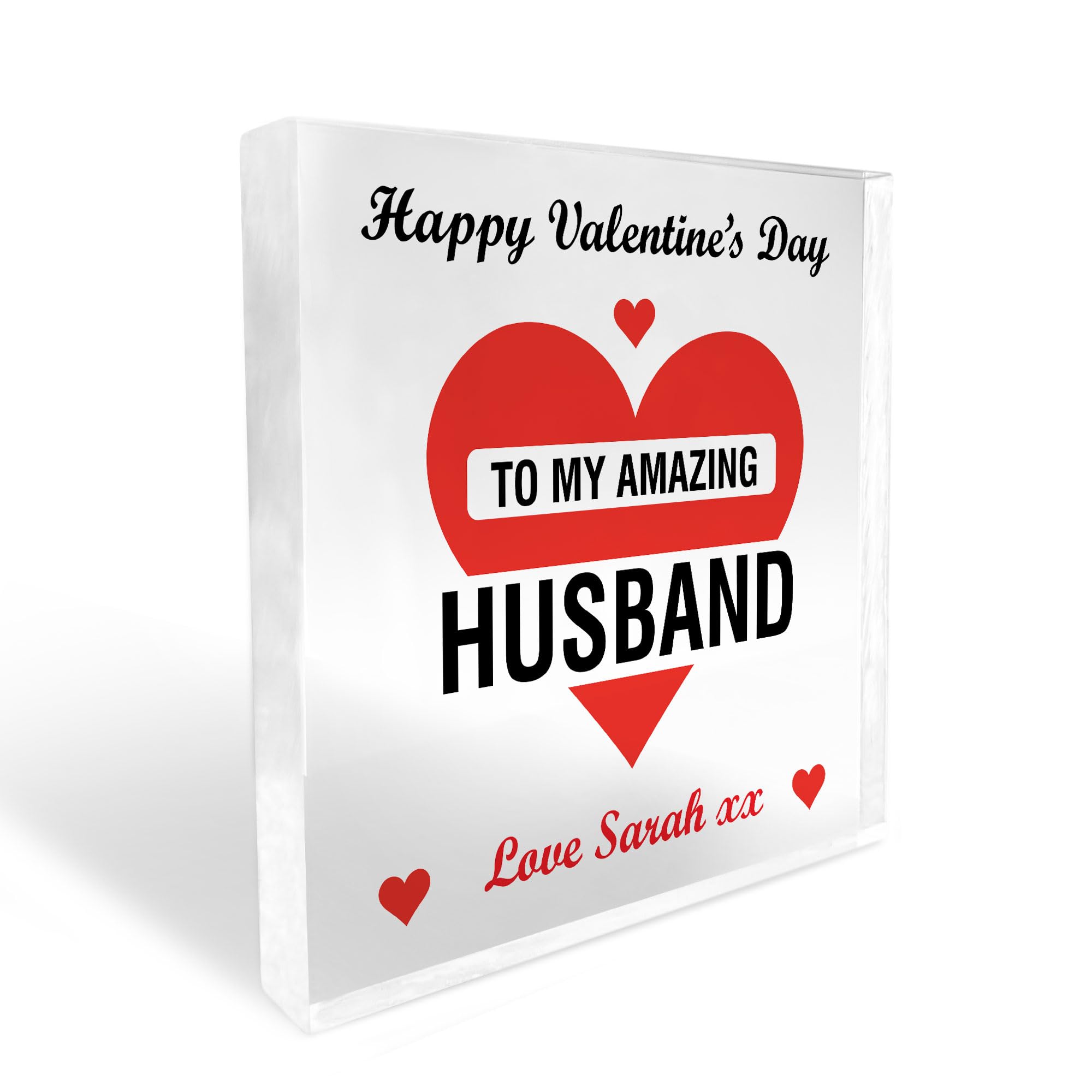 Red Ocean Valentines Gift For Husband Personalised Amazing Husband Gift For Valentines Gift For Him From Wife Keepsake