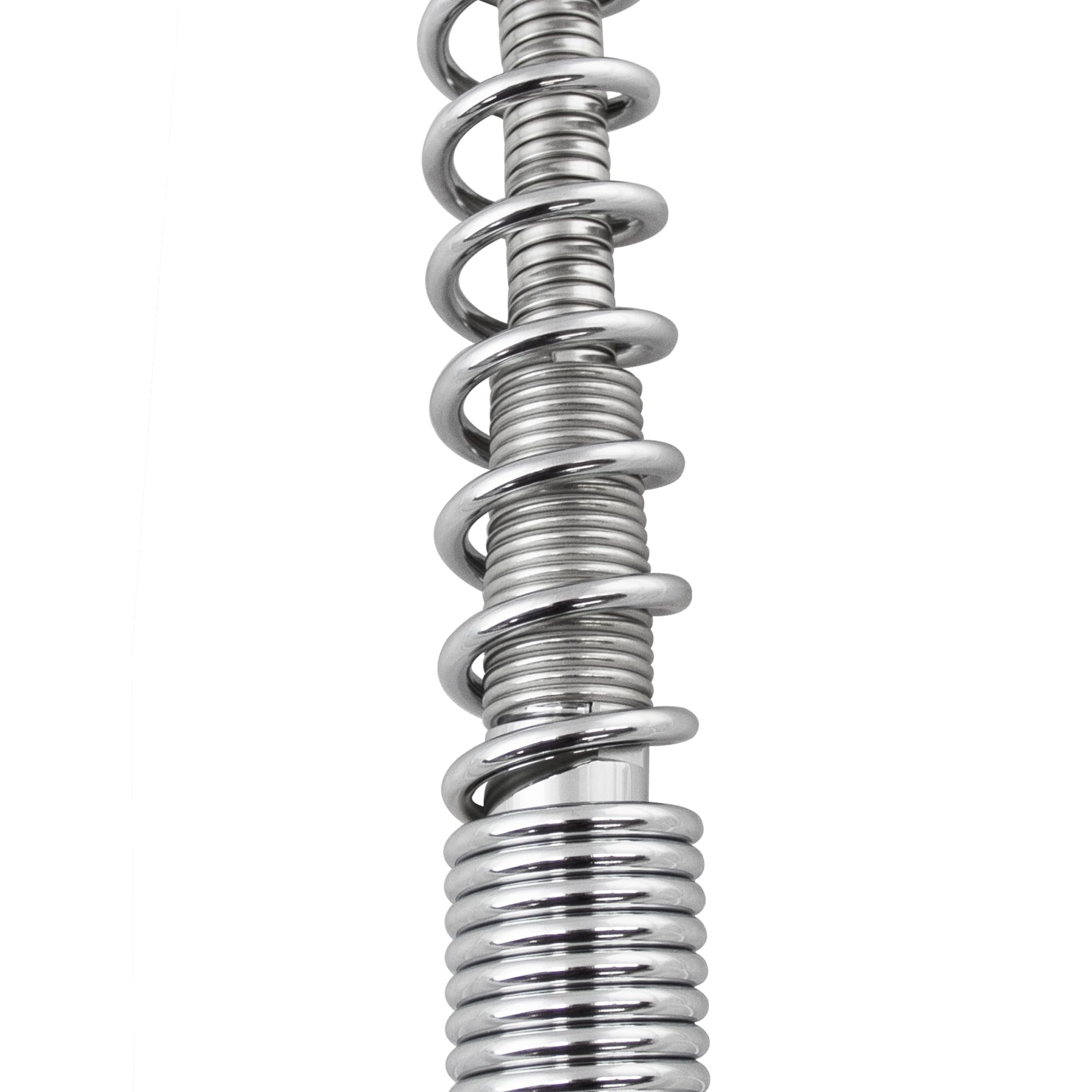 Grifo de Prelavado Comercial para Fregadero de Cocina Lavabo con Gancho Rociador Manguera Flexible y Grifo Adicional de Acero Inoxidable y Latón con Soporte de Pared y 2 Conectores Grifo GRATIS