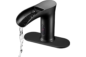 Automatic Sensor Touchless Waterfall Bathroom Sink Faucet