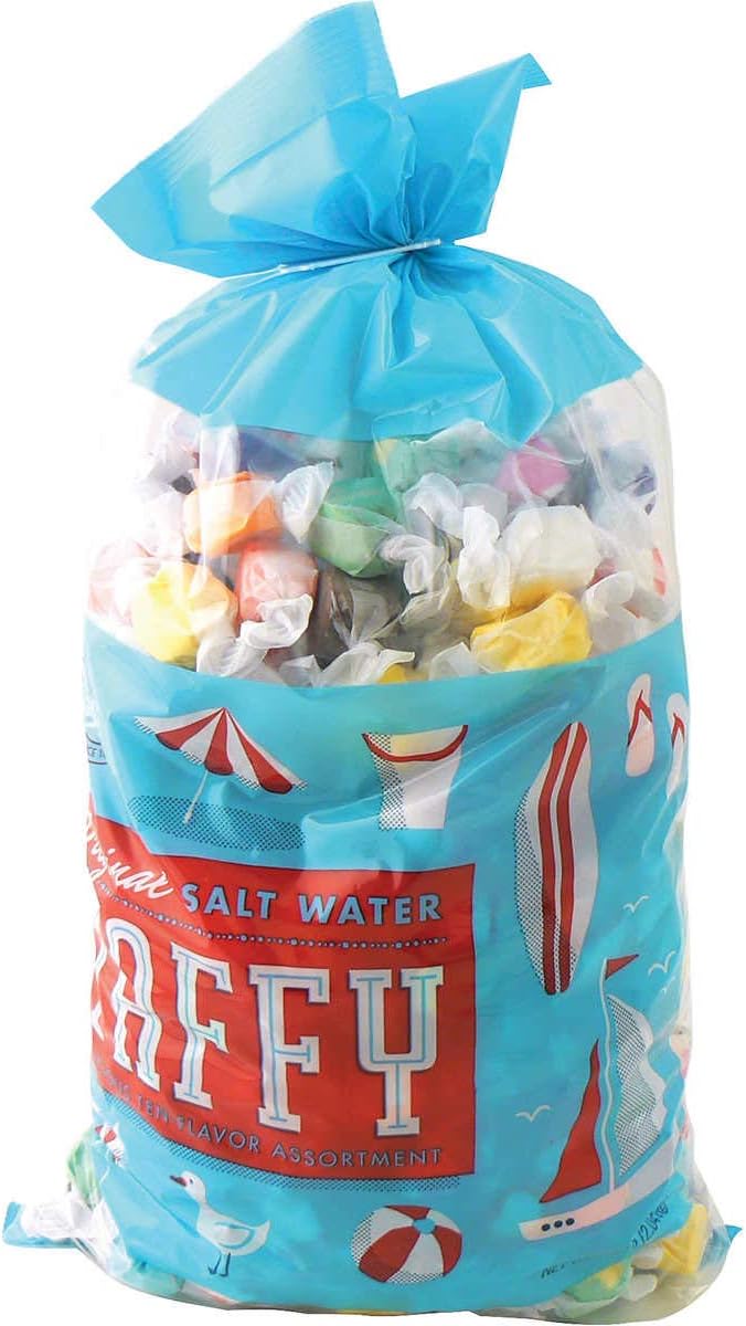 Original Salt Water Taffy (4.5 lbs) by Sweet's Candy Company, Delicious Ten-Flavor Assortment