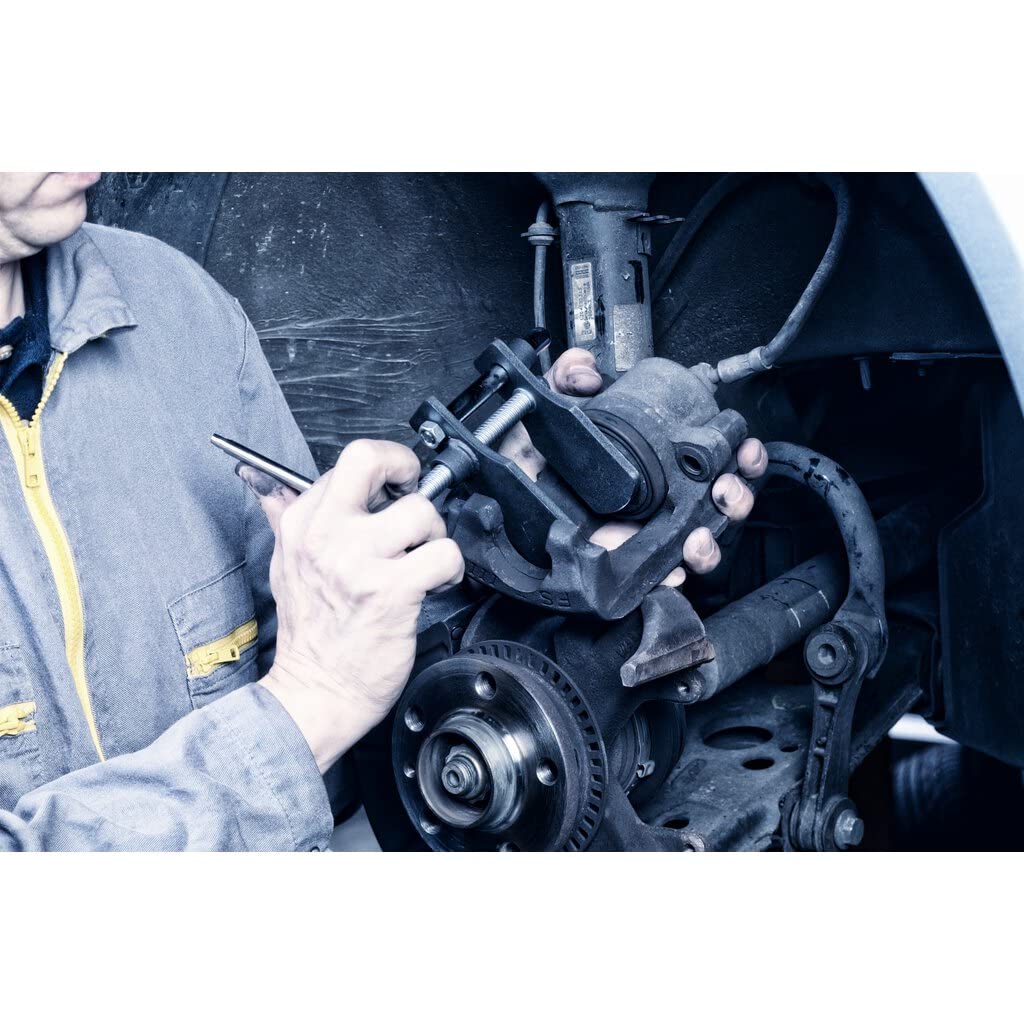 Bremskolben-Werkzeug Für Fahrrad-Bremsen - Doppelkeile 25mm & 35mm Orange