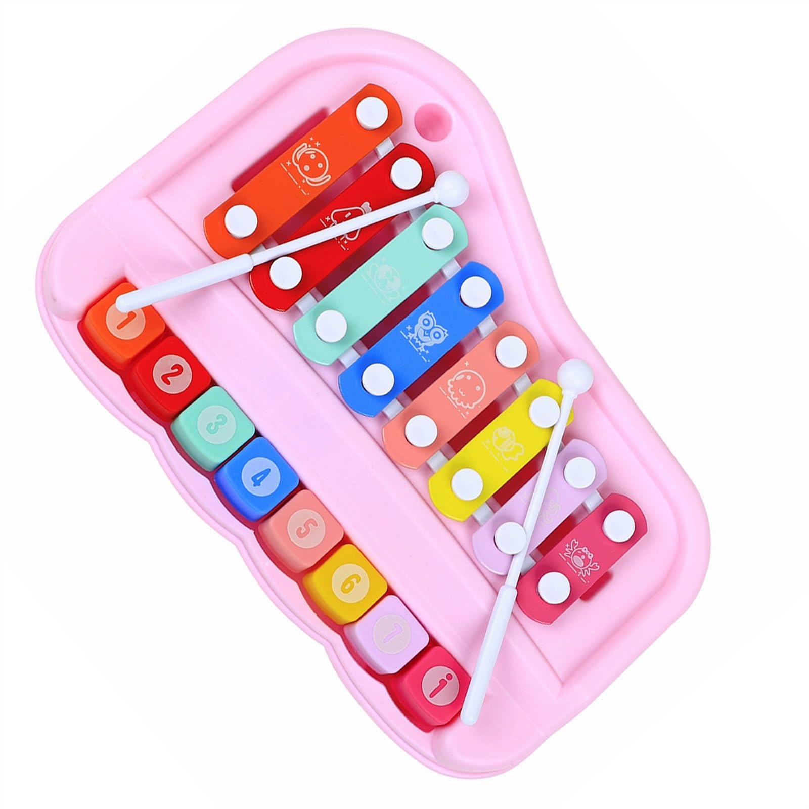 Amazon | 8 ノート手ノック木琴グロッケンシュピール打楽器かわいい