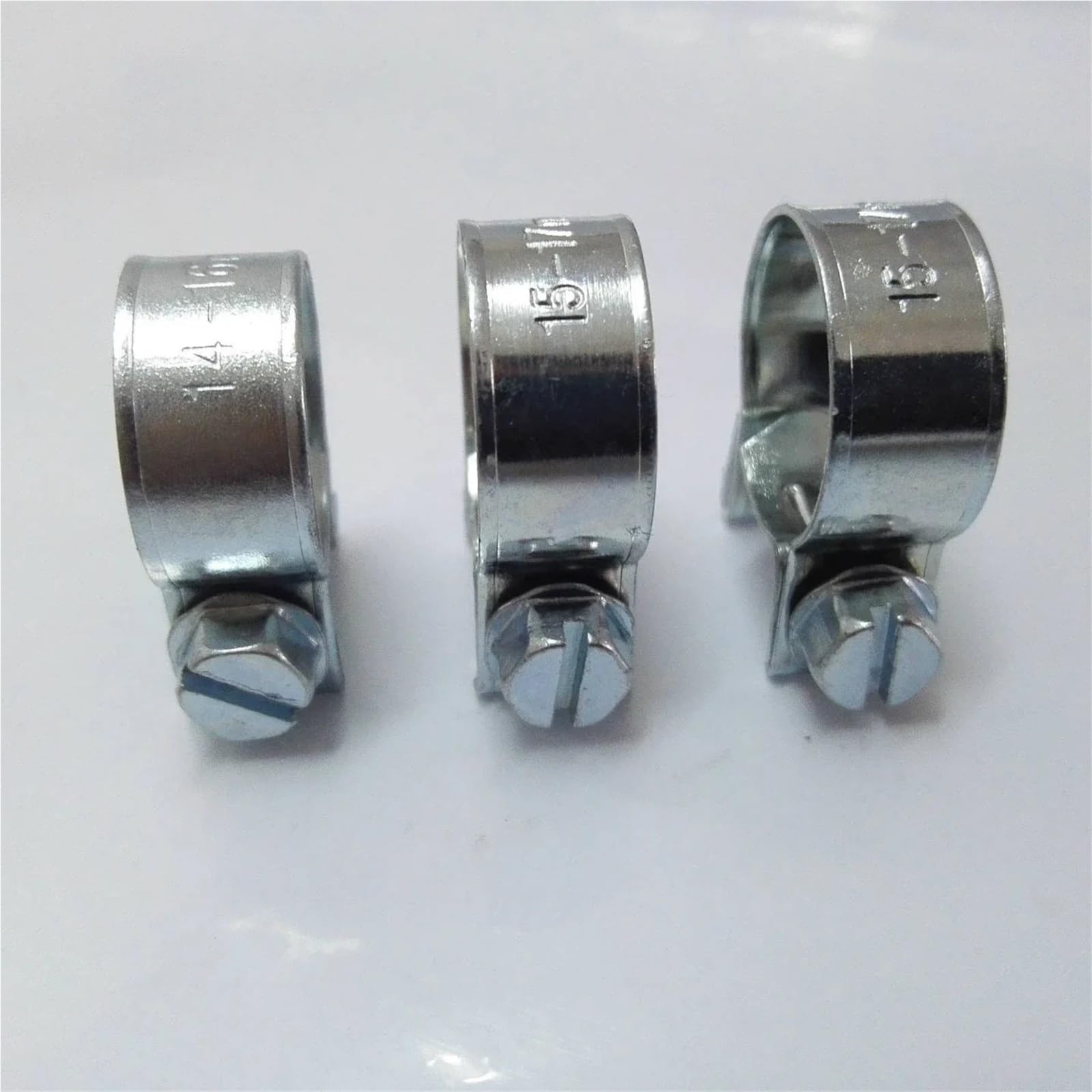 50 szt. Zaciski do węża 6 mm do 20 mm do rur samochodowych Narzędzie mocujące (9-11 mm)