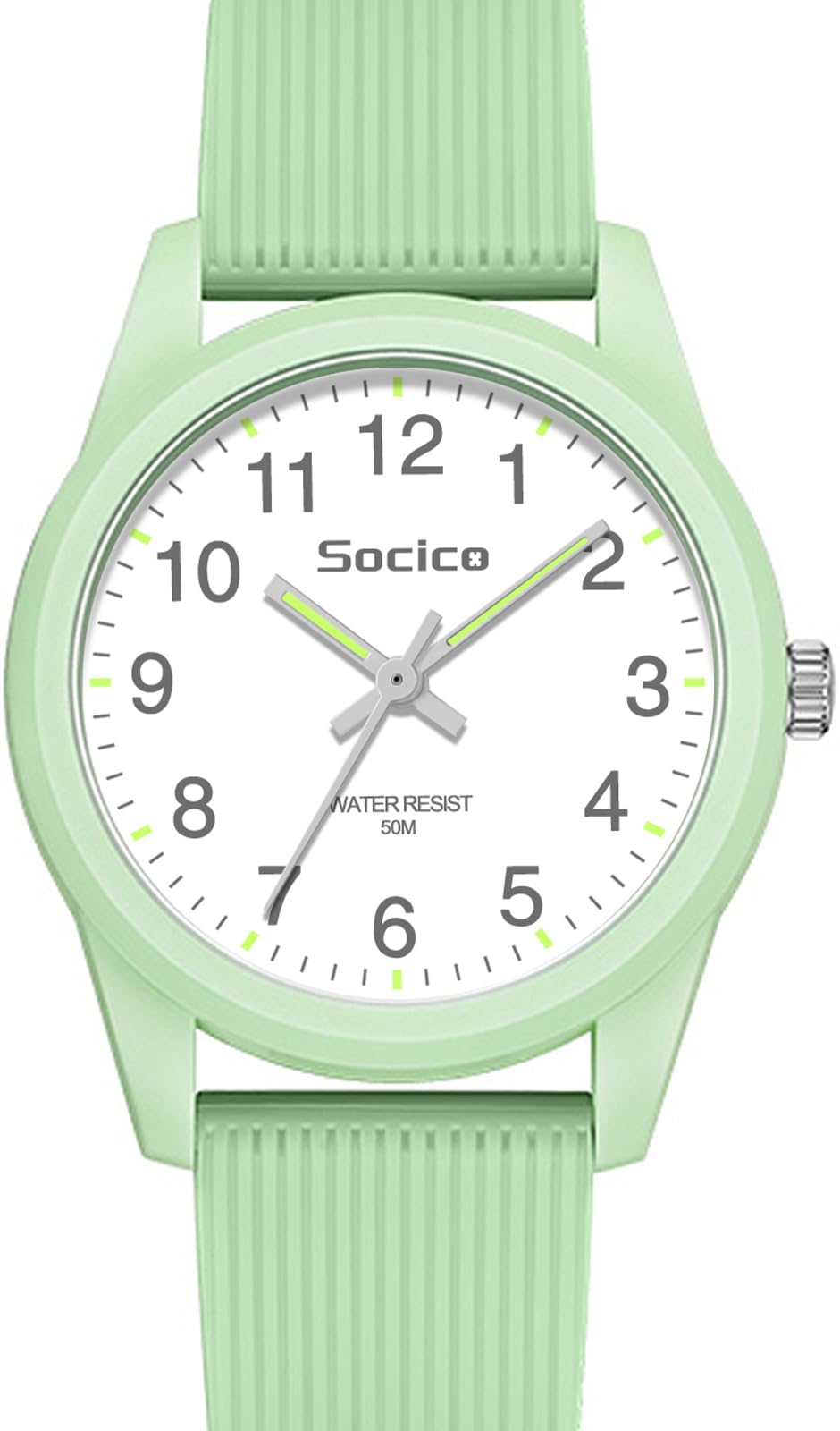 Kids Analog Watch 50M Waterproof Easy to Read for Boys Girls White
