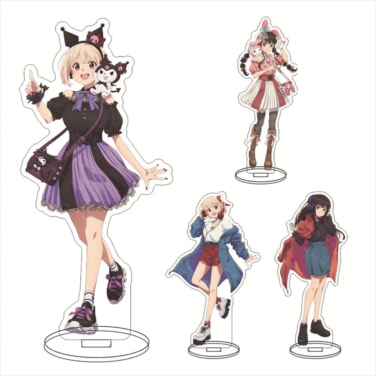 Amazon.co.jp: リコリス・リコイル アクリルスタンド 4点セット 置物 