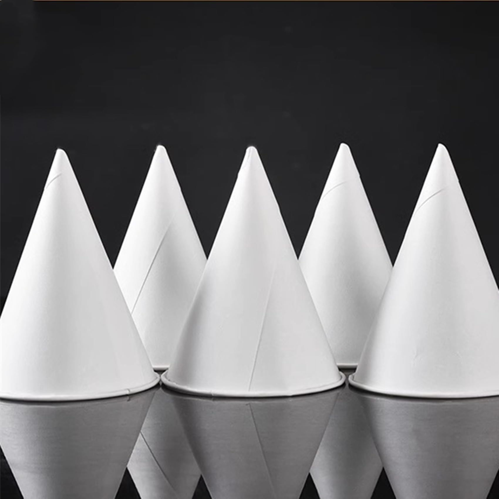 Lot De 600 Gobelets à Eau Coniques, Gobelets à Neige Jetables En Papier Pour Distributeur D'eau, Refroidisseur D'eau De Bureau, équipes Sportives, Collecte De Fonds, Entonnoir Pour Glace Pilée, Huile