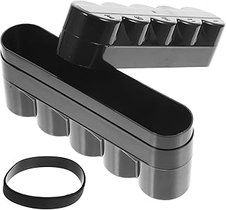 FOMIYES Film Camera Plastic Film Canisters, Film Roll Hard Plastic Case, Film Holder Case Film Carrying Holder Black 7X3.5cm Retainer Case