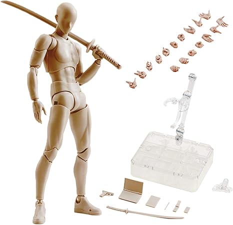 Amazon Hamilo モデル人形 漫画模型 成人男性 ポージング アクションフィギュア デッサン パーツ付き ベージュ モデル人形 手 通販 Amazon Hamilo モデル人形 漫画模型 成人男性 ポージング アクションフィギュア デッサン パーツ付き ベージュ モデル人形 手 通販