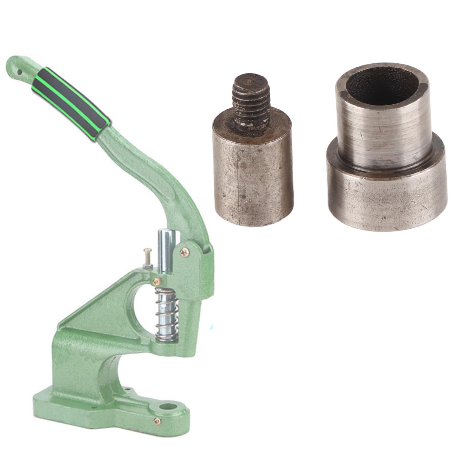 Sheet Metal Punch Hole Punch 2Pcs Hand Press Eyelet Puncher Grommet Die Buckle Mold Metal Inner Hex Hole Cutter Steel Grommet for Belt Watch Band - Image 3