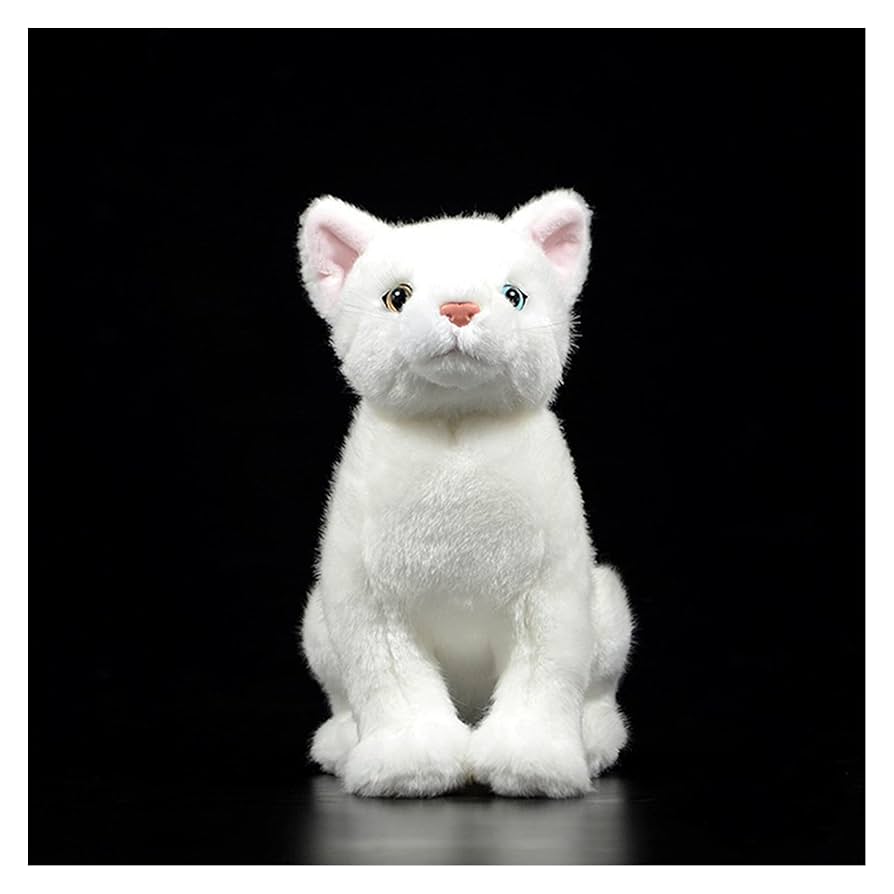 白いお花　蝶々　ホワイトオーロラ　猫　5個セット Amazon.co.jp: 白い猫のぬいぐるみライフレイヤー猫子猫農場動物