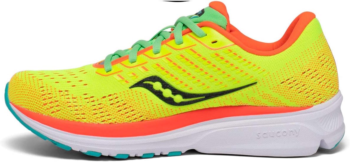 Saucony Women's Ride 13, Citron Mutant, 11 Medium