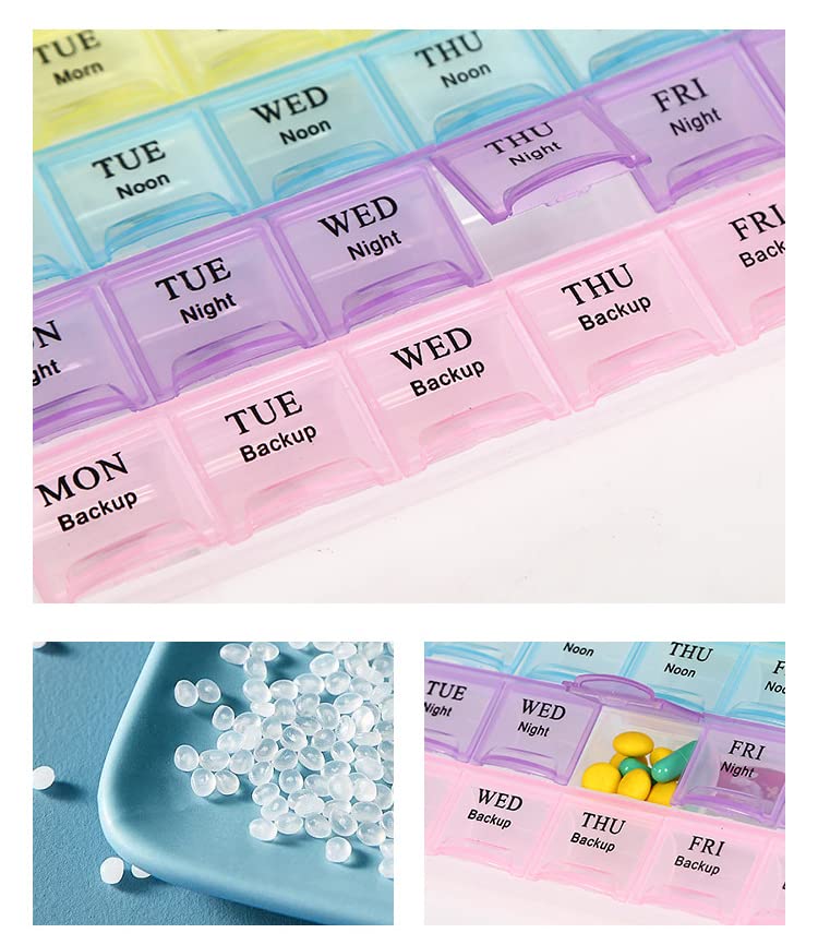 Jewellery Medicine Pill Organizer Storage Box 28