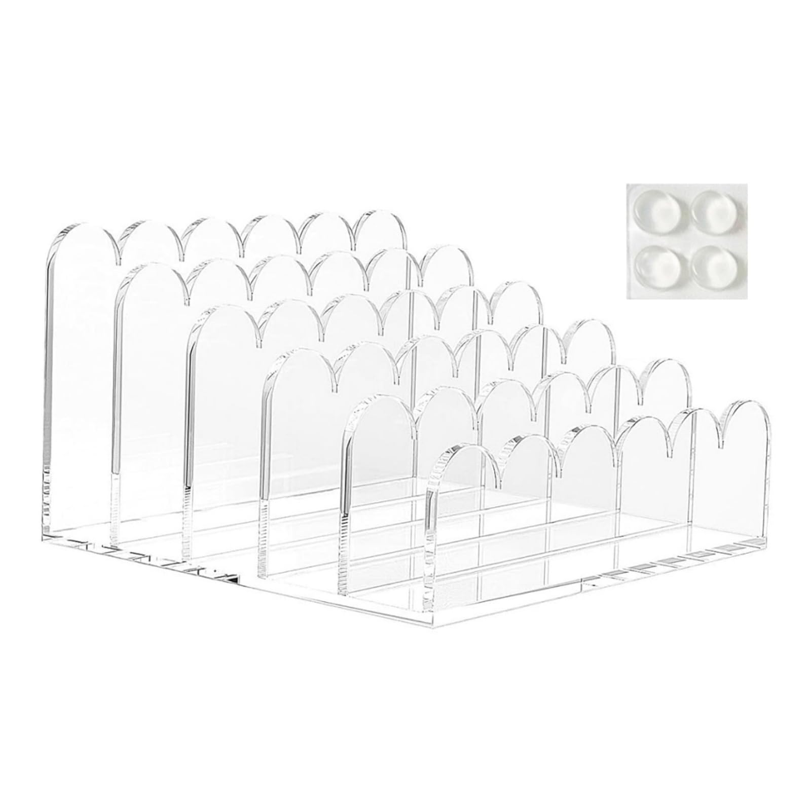 Buxuaaaa Vertical Paper Container for Telecommute Use Polyacrylate Document Planner Mail Bill Storage Space Saving Letter Rack
