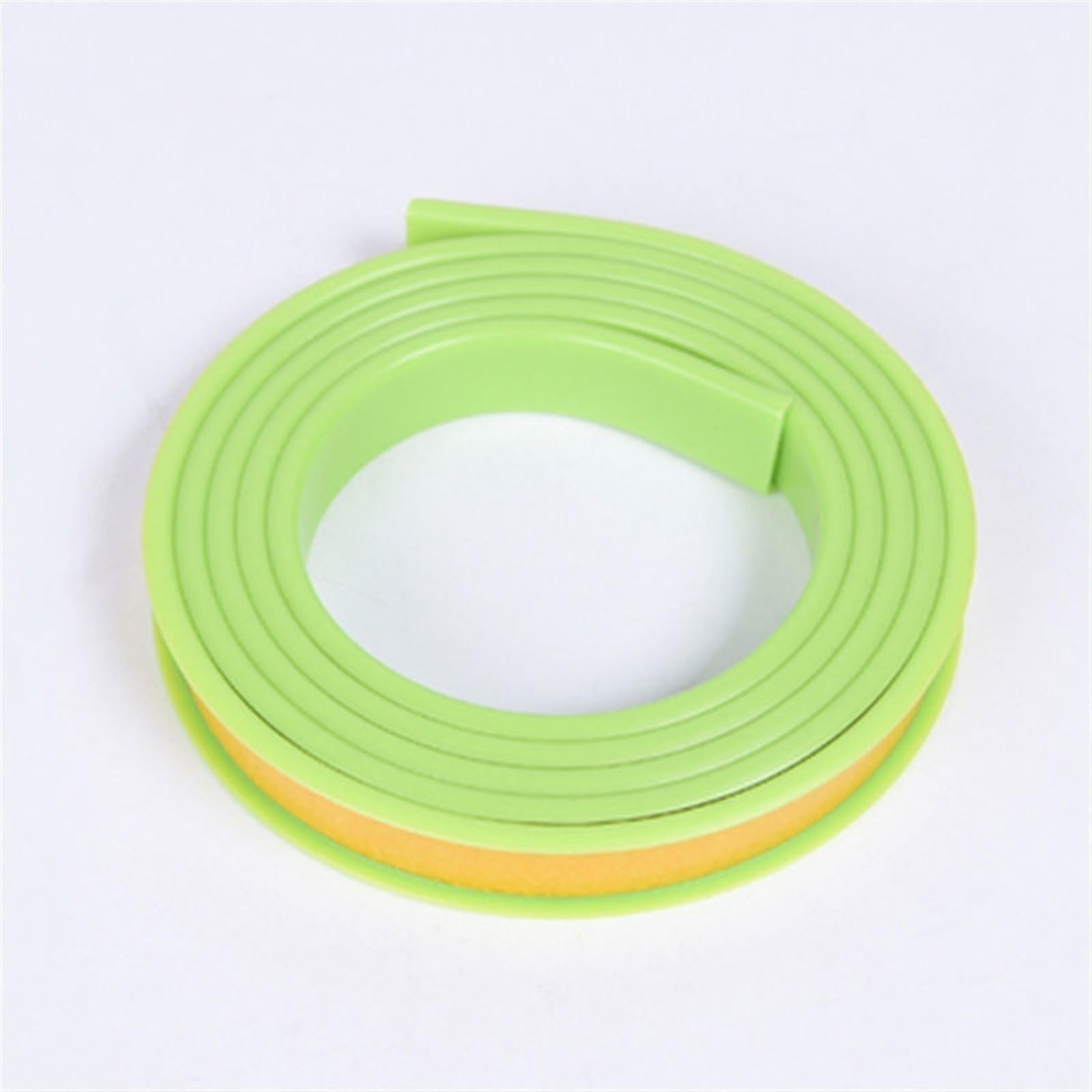 U-Shape Flexible TPE Self-Adhesive Furniture Edge Banding(Green,14mm)