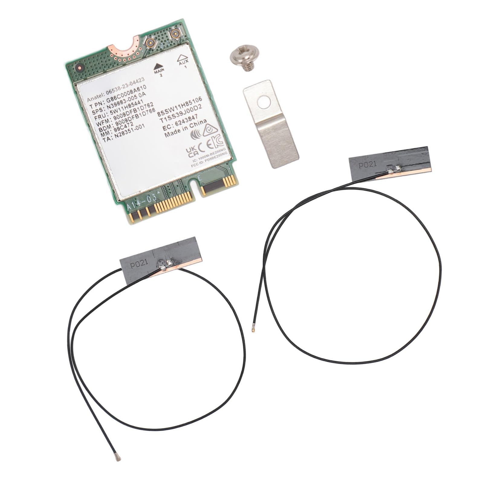 Tonysa Scheda WiFi 7, Adattatore 5800Mbps Ad Alta Velocità, per PC | Supporto multifrequenza, funzionalità Bluetooth 5.4, per 10, 11,