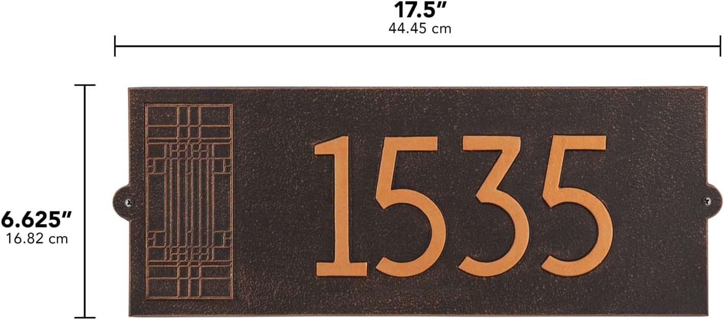 Frank Lloyd Wright® Collection Address Plaque