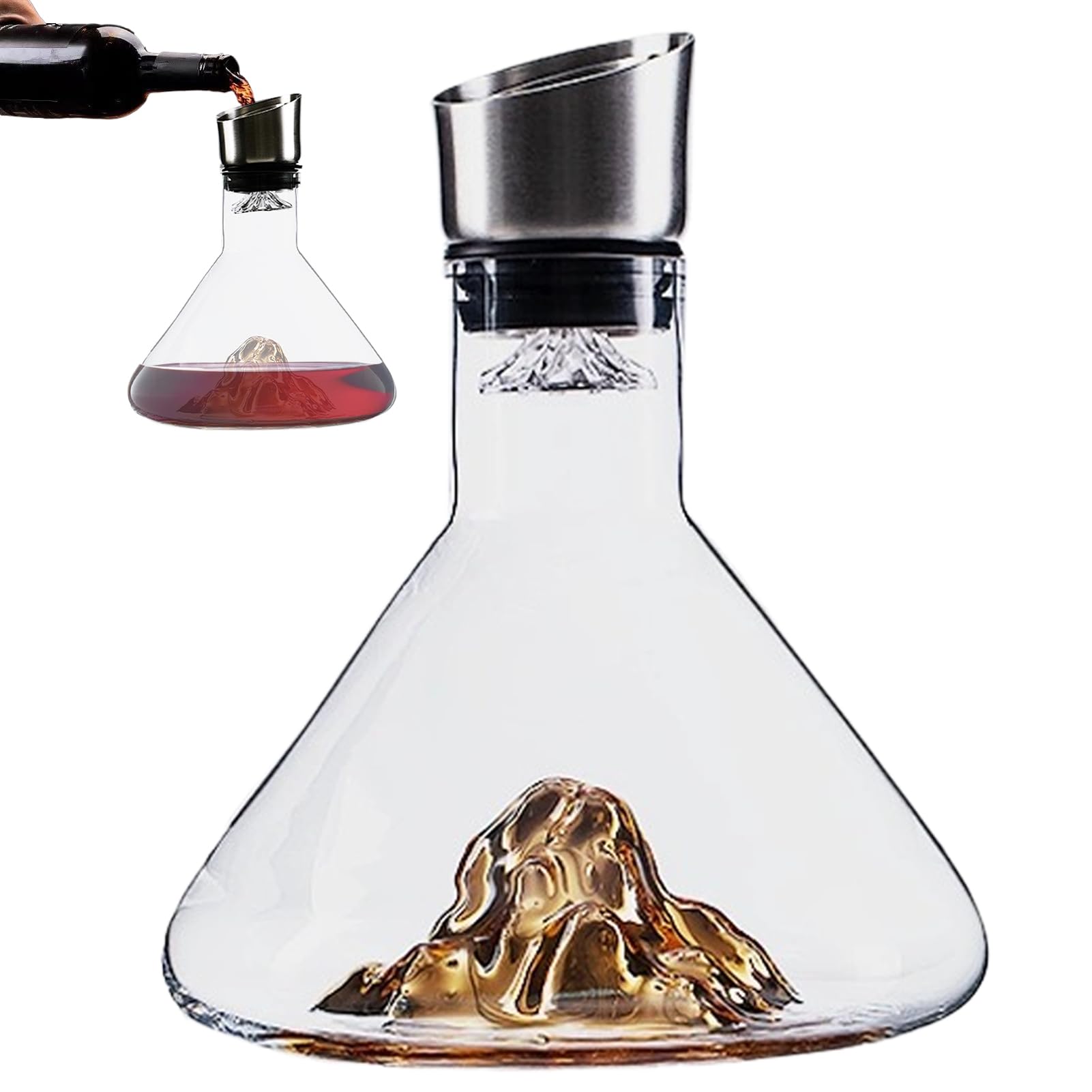 Decantador de vino – 18,5x22cm 1500ml | Jarra de filtración con