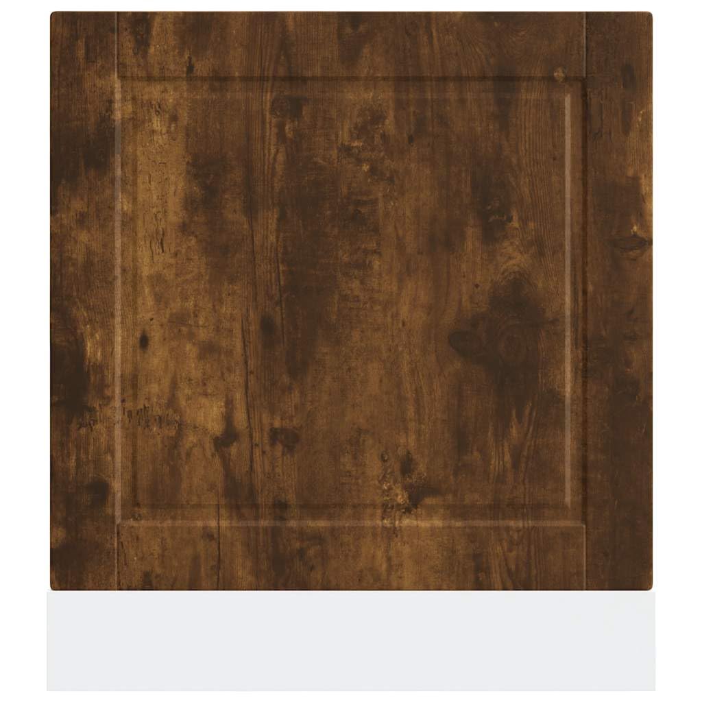 Mokuyard Porto Smoked Oak Dishwasher Panel 60 x 1.5 x 67 cm Engineered Wood Restaurant Hotel Kitchen Model 1 Panel Dishwasher