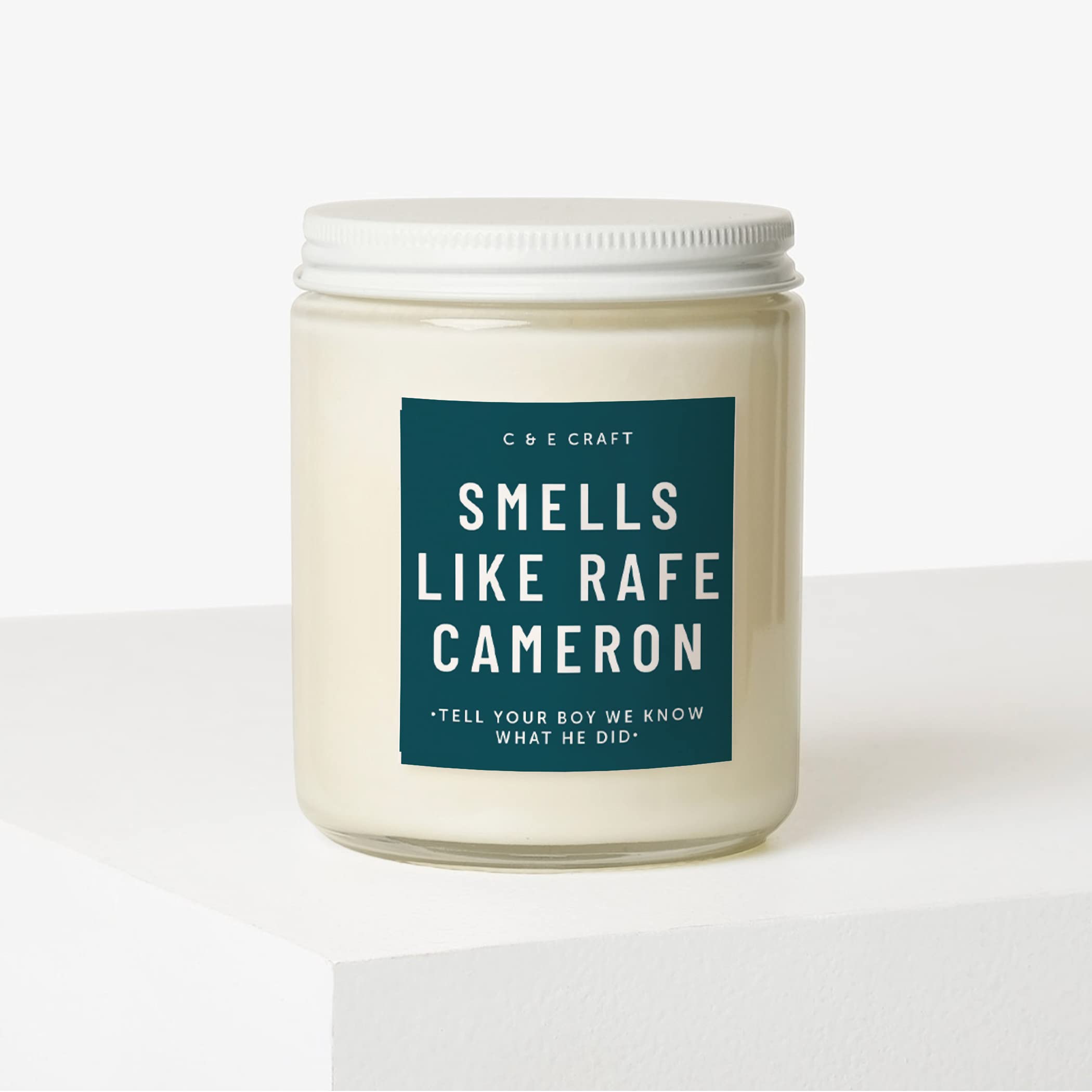 CE Craft - Vela aromática de cera de soja con aroma a Rafe Cameron – Vela con temática de bancos exteriores