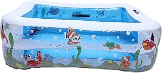 BESPORTBLE 1 Peça Piscina Inflável Piscina Infantil Inflável Lounge Piscina Portátil Piscina Familiar Piscina Inflável Infantil Piscina Inflável Retangular Brinquedo De Piscina