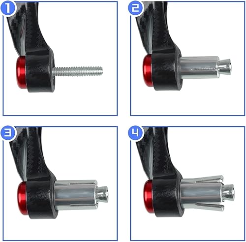 Miniatura 8 de LYMOH Motorcycle Non Slip Handlebar Grips 78 22mm Motorcycle Grips Guard for Yamaha XTZ 125 XTZ125 2014-2018 Throttle Rubber Handle Grips Color  Blue