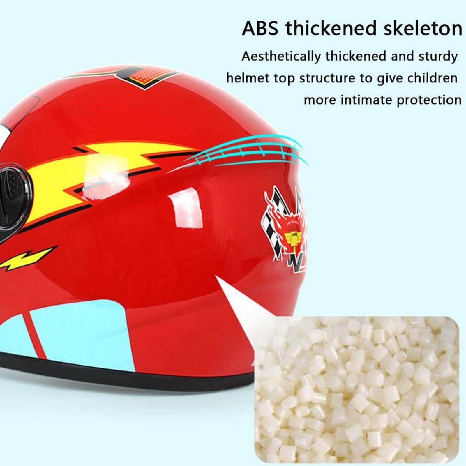 ZJRA Casque Enfants, Casque De Moto Pour Les Enfants, La Moitié Moto Casques, Moto Mobylette Garçons Filles Enfants Childs, 3 Couleurs Du Designer Crée Par Choice,Black