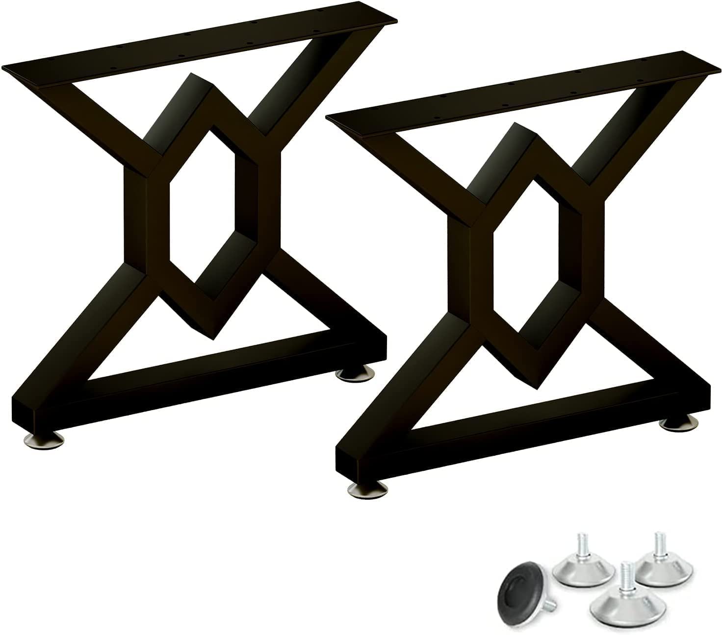 See full amazon price history chart for Ventuos 28 * 18 inch Metal TableDesk Legs, Modern Welded Cast Iron Dining Table Legs Base,(Legs Set of 2) Black (X Shape) Ventuos 28 * 18 inch Metal TableDesk Legs, Modern Welded Cast Iron Dining Table Legs Base,(Legs Set of 2) Black (X Shape) (B0CTZR469G) Amazon Price History, Amazon Price Tracker