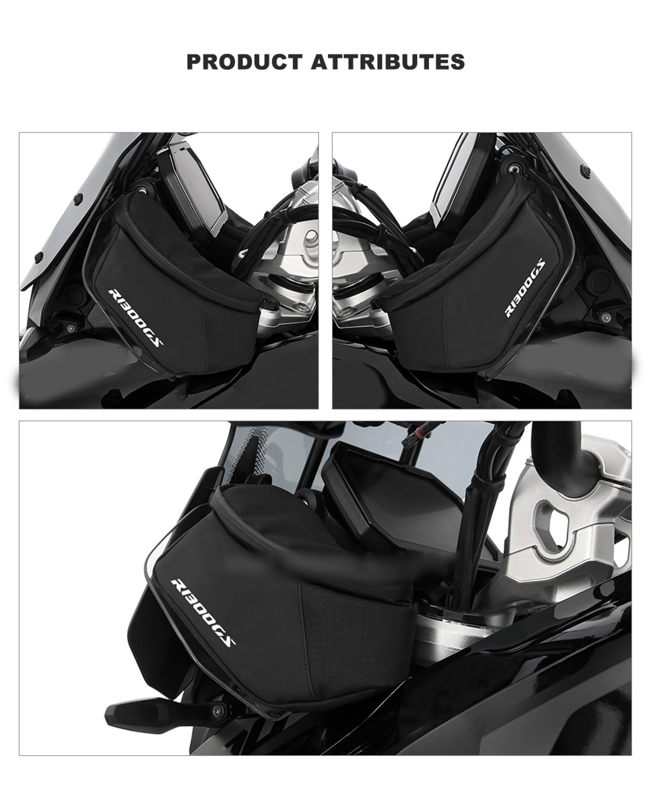 Motorrad-Windschutzscheibentaschen Für R1300GS R1300 GS R 1300 2024 2025 Frontscheiben-Seiten-wasserdichte Tasche Aufbewahrungstasche