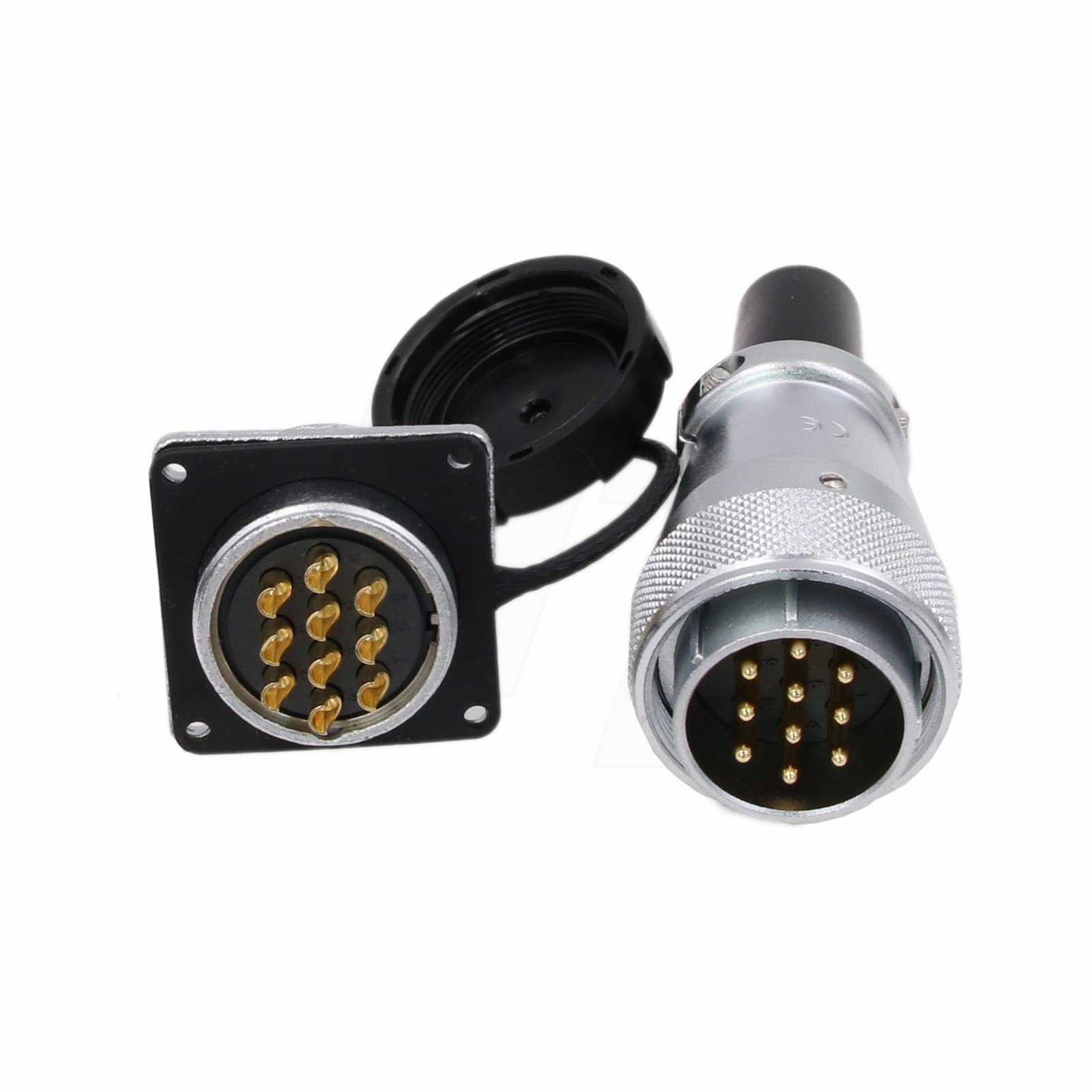 Connecteur 10 Broches HangTon WS24 Mâle Femelle Aéronautique Métal - 10A Anti-Poussière