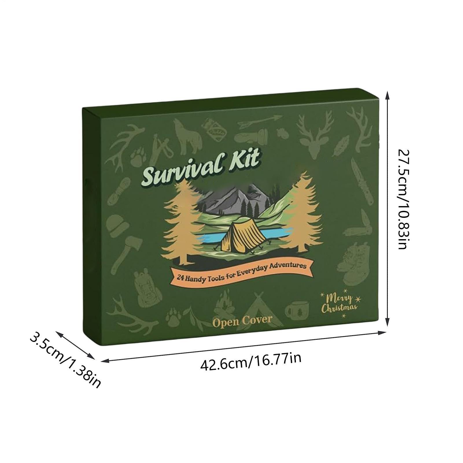 Kit de Survie de l'Avent – ​​Coffret Cadeau Compte à rebours extérieur