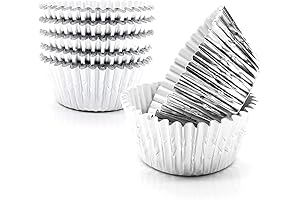 GOLF Silver Cupcake Liners