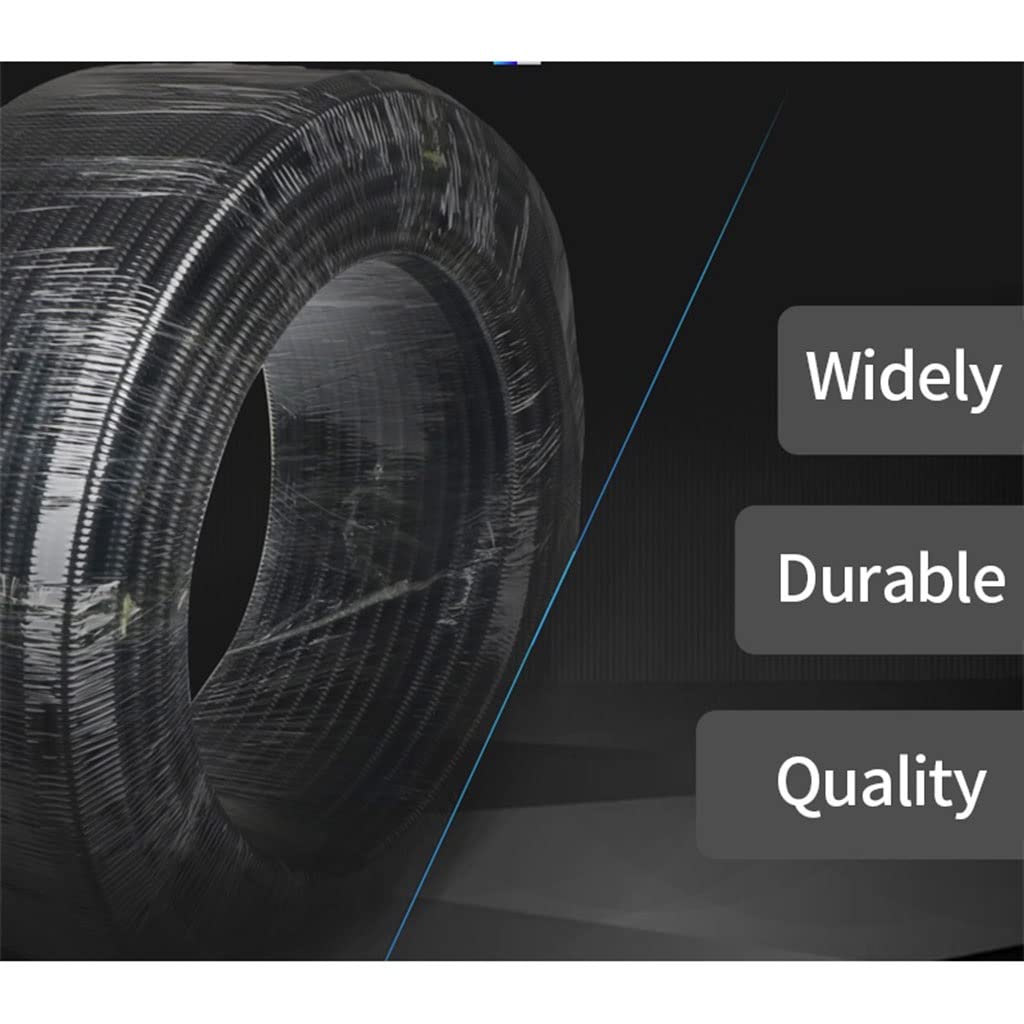 Tubo Corrugado Premium for Aislamiento de automóviles: Envoltura Flexible de Cables en Espiral for protección de mazos de Cables.(10mx18mm Closing)