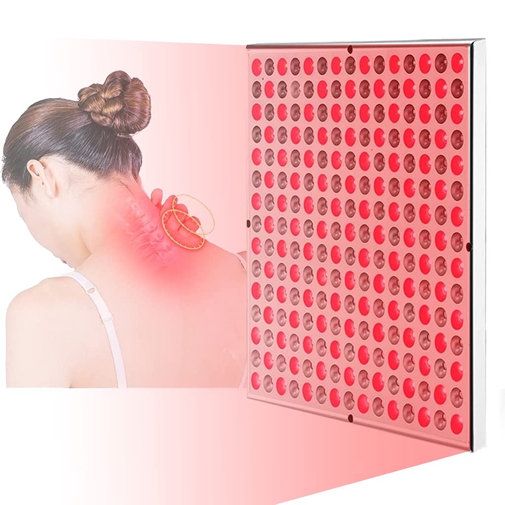660nm Rosso e 850nm Vicino Infrarosso Dispositivo per la Terapia della Luce Rossa,225 LED Luce Infrarossa,per Viso,Corpo Antietà,Sollievo dal Dolore