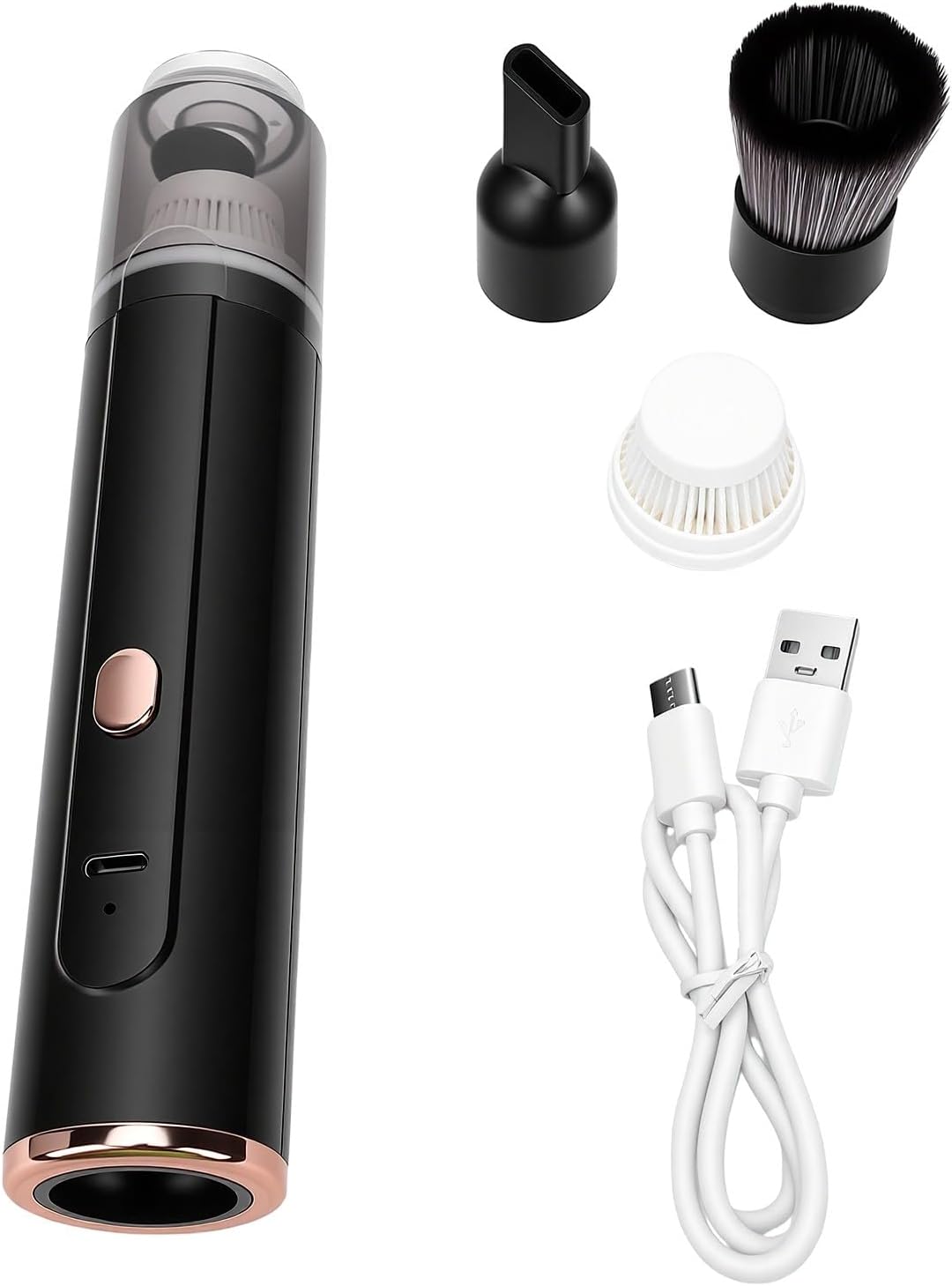 Car Vacuum Portable Cordless,42000 RPM,1500mAh,Handheld (Black)