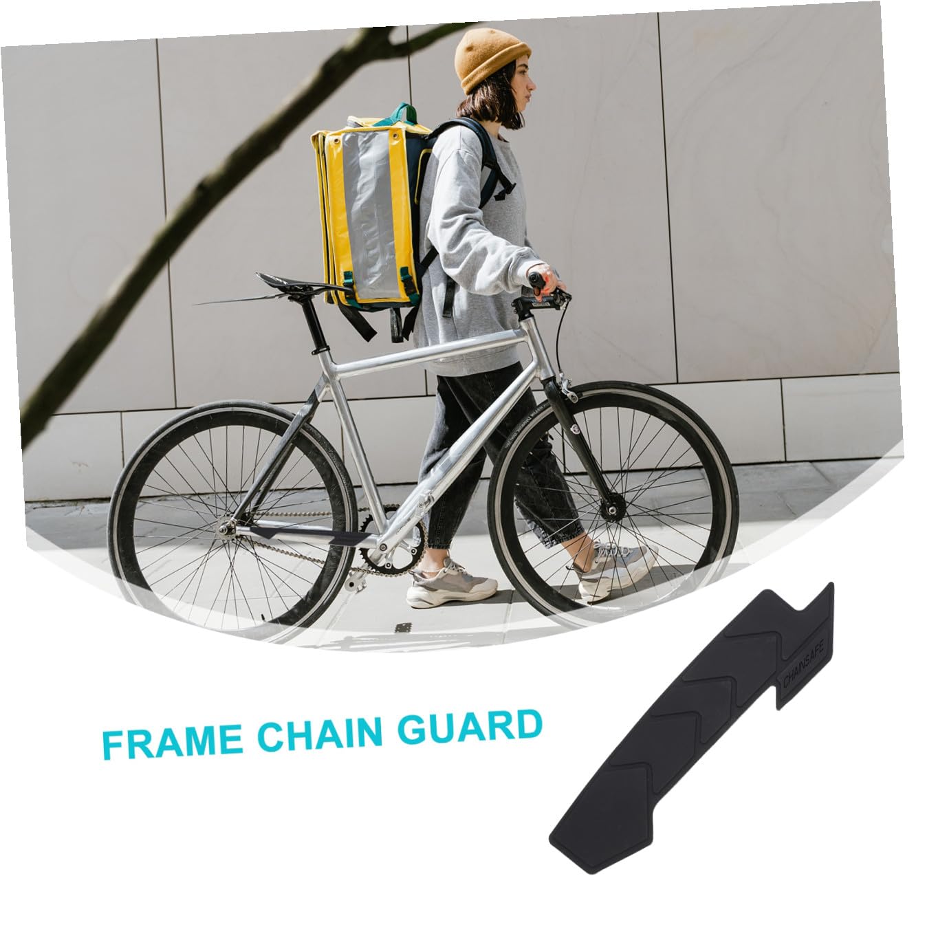 YARNOW 5pezzi Protezione per Silicone Paracatena per Mountain Bike e Biciclette Resistente e Facile Installare