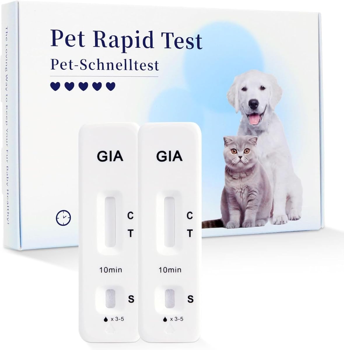 Giardien Quick Test Dog and Cat Pack of 2