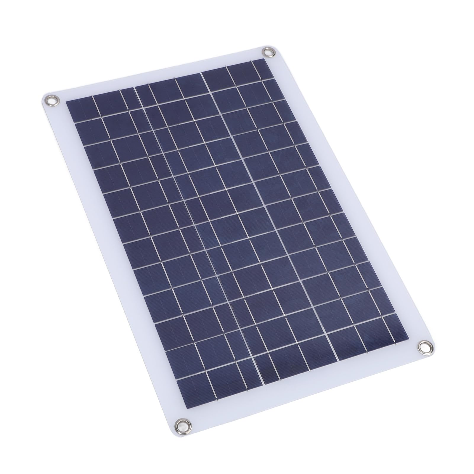 20W Solar Panel Kit with Water Resistant Design | Caricabatterie portatile per viaggi in campeggio, Silicio monocristallino, Compatibilità 60A, Prevenzione carica inversa,
