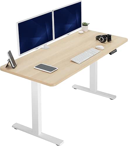 VIVO Electric 60 x 24 in Standing Desk, Memory Height