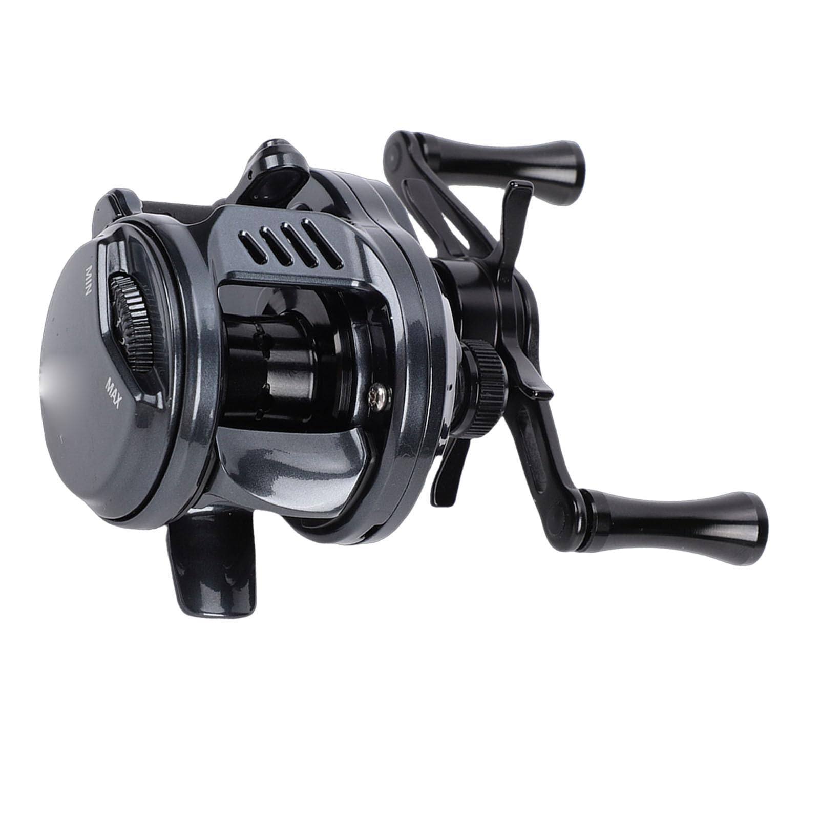 Luqeeg Kołowrotek, Przełożenie 7,6: 1, Siła Hamowania 4,5 Kg, Hamulec Magnetyczny, Kołowrotek Wędkarski, Idealny do Słodkowodnych, Słonowodnych