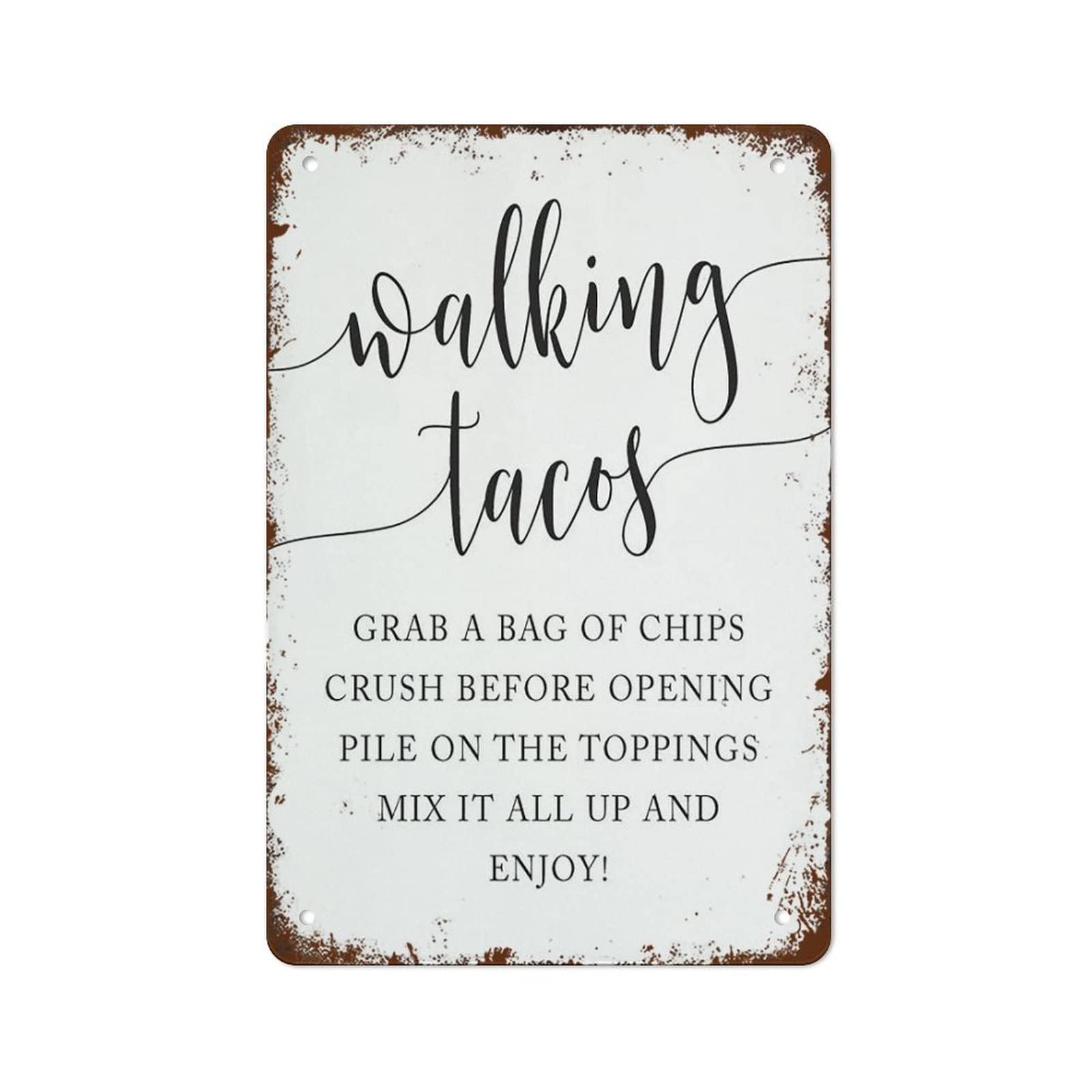 Amazon.com: NAMEY Walking Taco Sign Bachelorette Party Decorations Retro Metal Tin Sign Vintage Wall Decor Funny Decorations for Home Bar Pub Cafe Farm Room Metal Poster 8x12 Inch Sign Gift : לבית amazon-com-namey-walking-taco-sign-bachelorette-party-decorations-retro-metal-tin-sign-vintage-wall-decor-funny-decorations-for-home-bar-pub-cafe-farm-room-metal-poster-8x12-inch-sign-gift