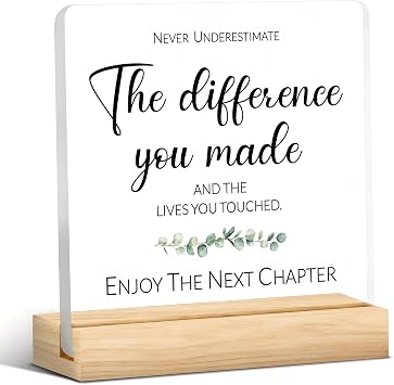 Goodbye Gifts for Coworkers - Farewell Gifts for Friends - Leaving Gifts for Women - Going Away Gift for Boss - Retirement Gifts for Women Men - New Job Gifts for Desk - Retirement Party Decorations