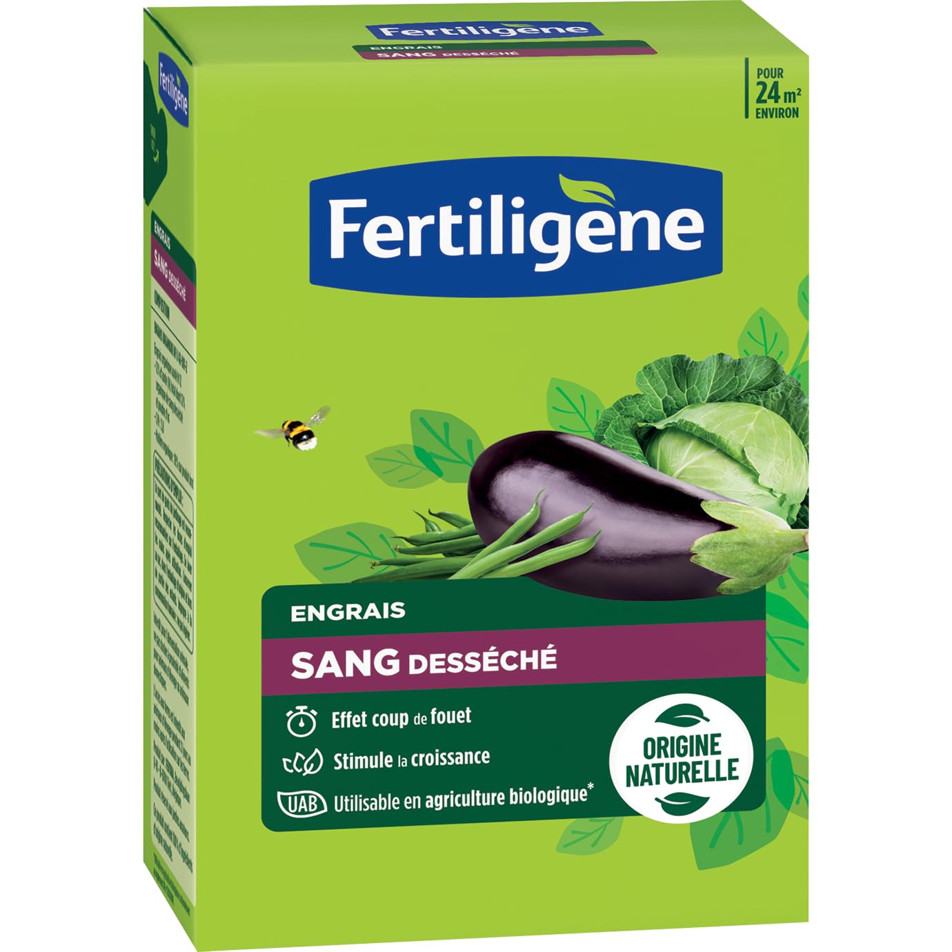 Engrais traditionnel coup de fouet FERTILIGENE pour un potager fertile et des plantes épanouies