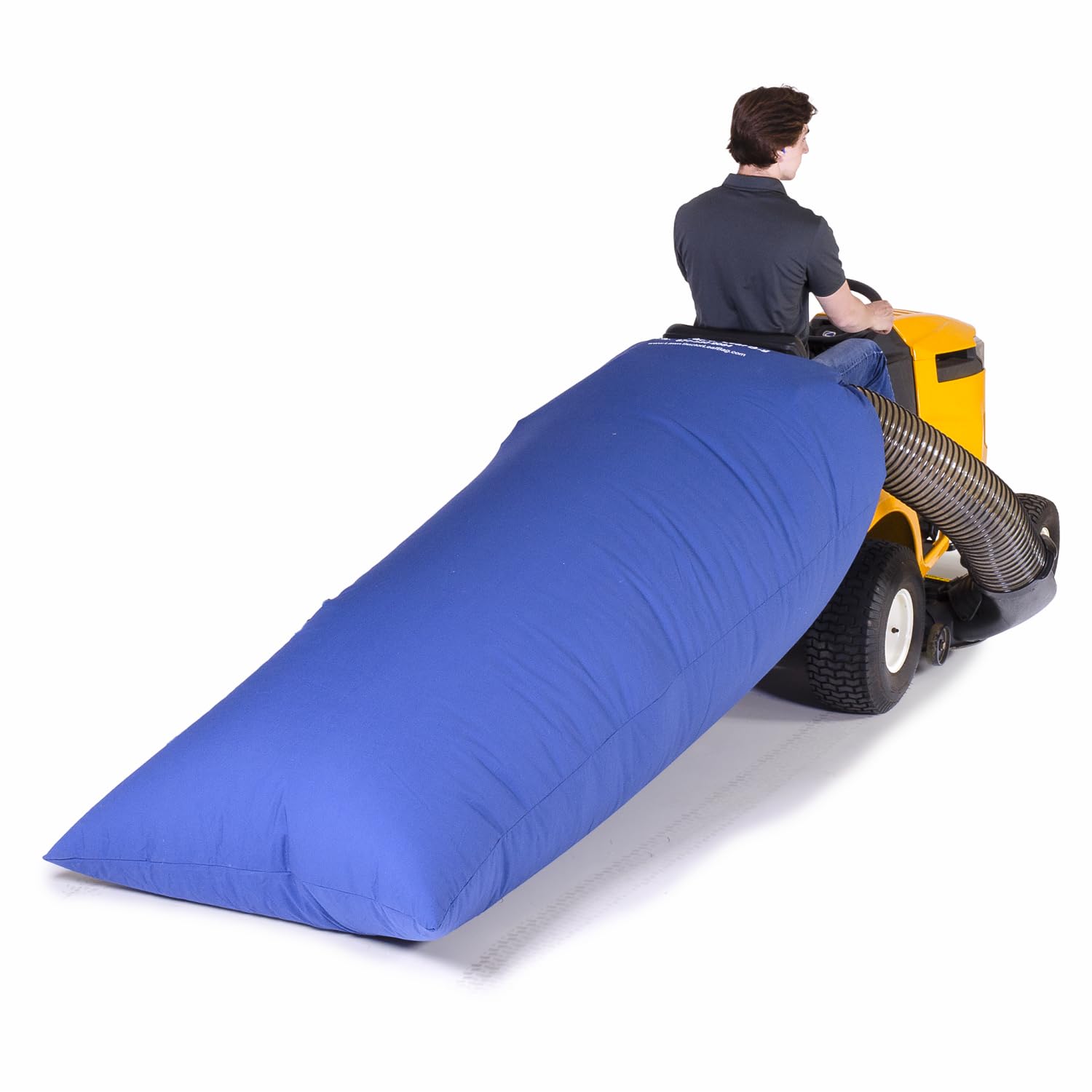 Original Lawn Tractor Leaf Bag 54 cu ft Leaf Collection System, Compatible with Most Two-Bag Material Collection System; Blue