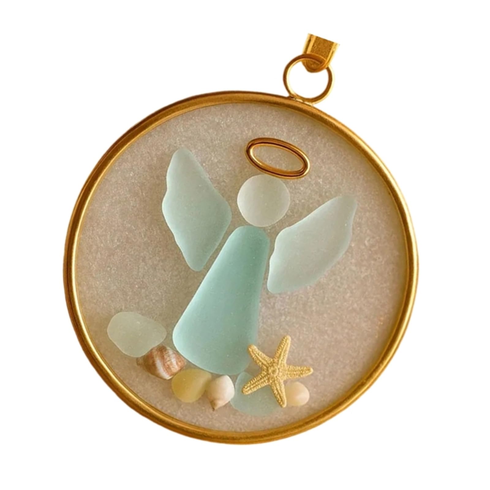 Kalttoy Christmas Tree Ornament Beach Theme Resin Holiday Tree Hanging Decoration for Christmas Festival Celebration Family Safe Decoration