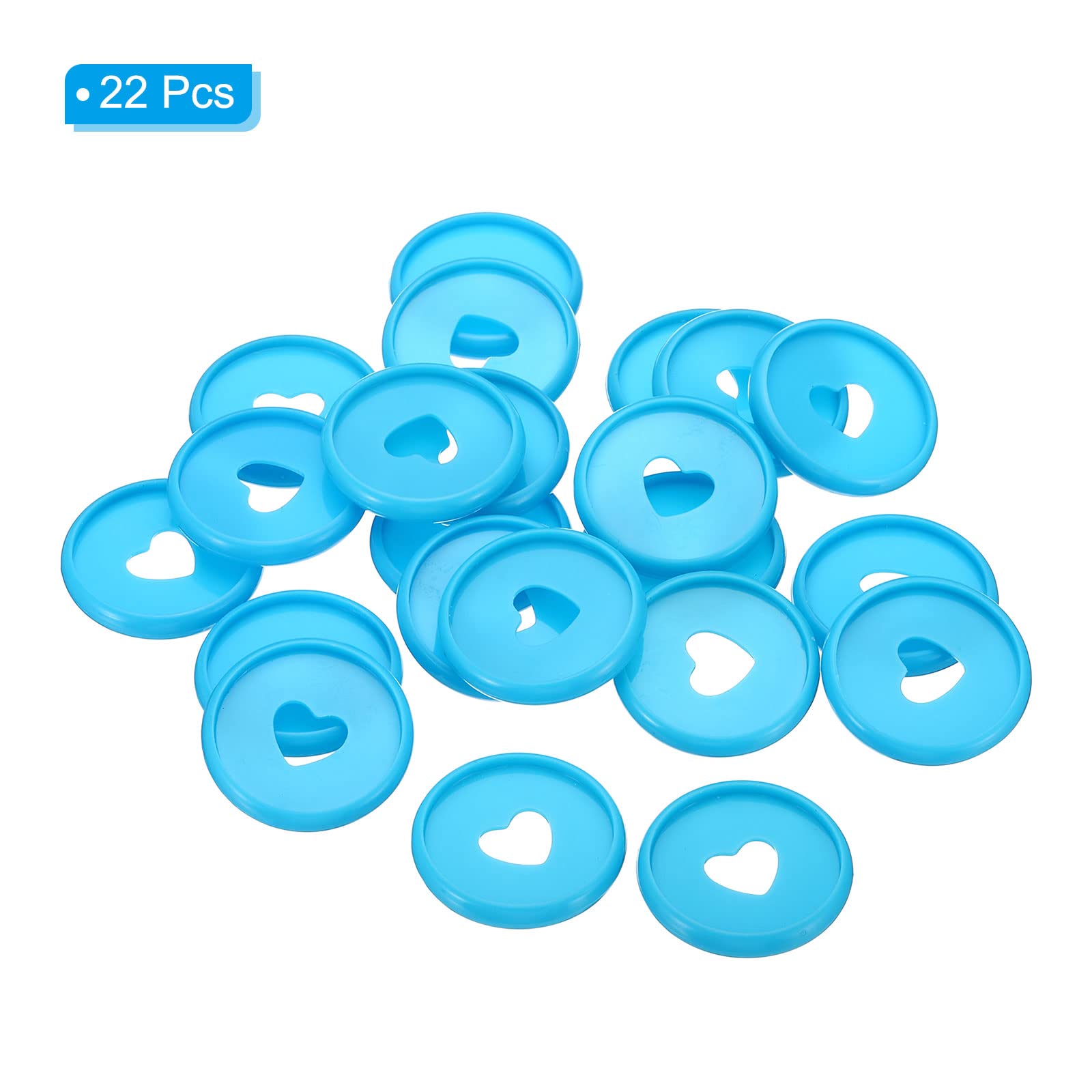 28mm Plastic Binding Discs - 33 Pack Discbound Rings For Notebooks