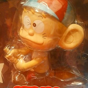 怪物くん　ソフビ　フィギュア　ボビングヘッド　魔法のホウキ　一部着払い Amazon.co.jp: 怪物くん ソフビ フィギュア ボビングヘッド 魔法の