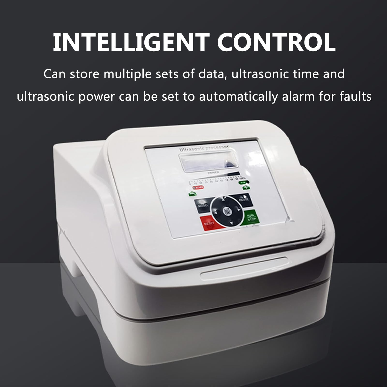 Ultraschall-Homogenisator Labor Emulgator Mixer Sonicator Prozessor mit digitaler Steuerung und Ein-/Aus-Puls-Timer für Flüssigkeitsemulgierung und homogene Dispersion