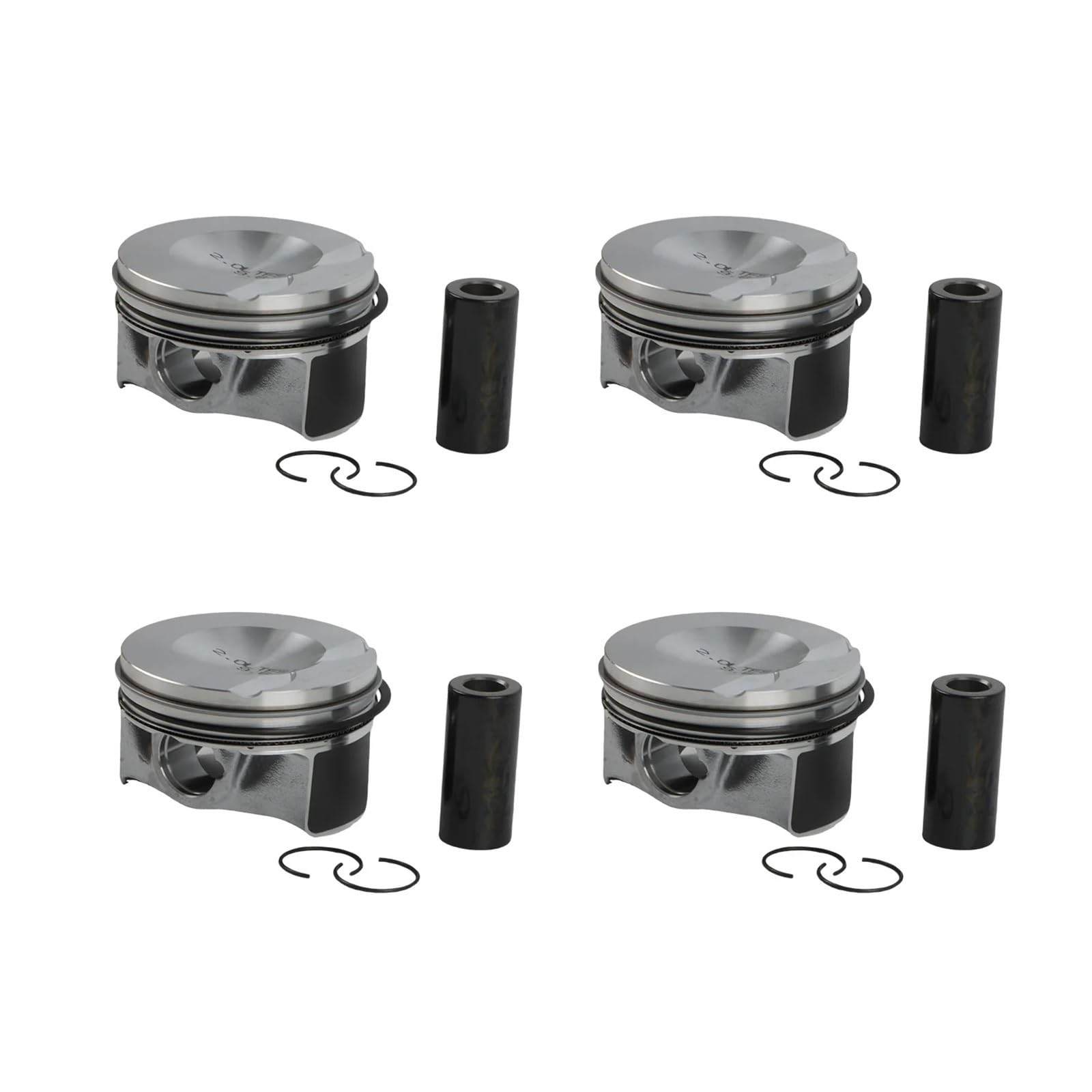 Kit pistone e fasce elastiche motore EA888 2.0 Φ82,5 mm 23 mm 06H107065DM Compatibile per VW Tiguan Compatibile per AUDI A4 A5 Q3 Q5 TT 2.0T