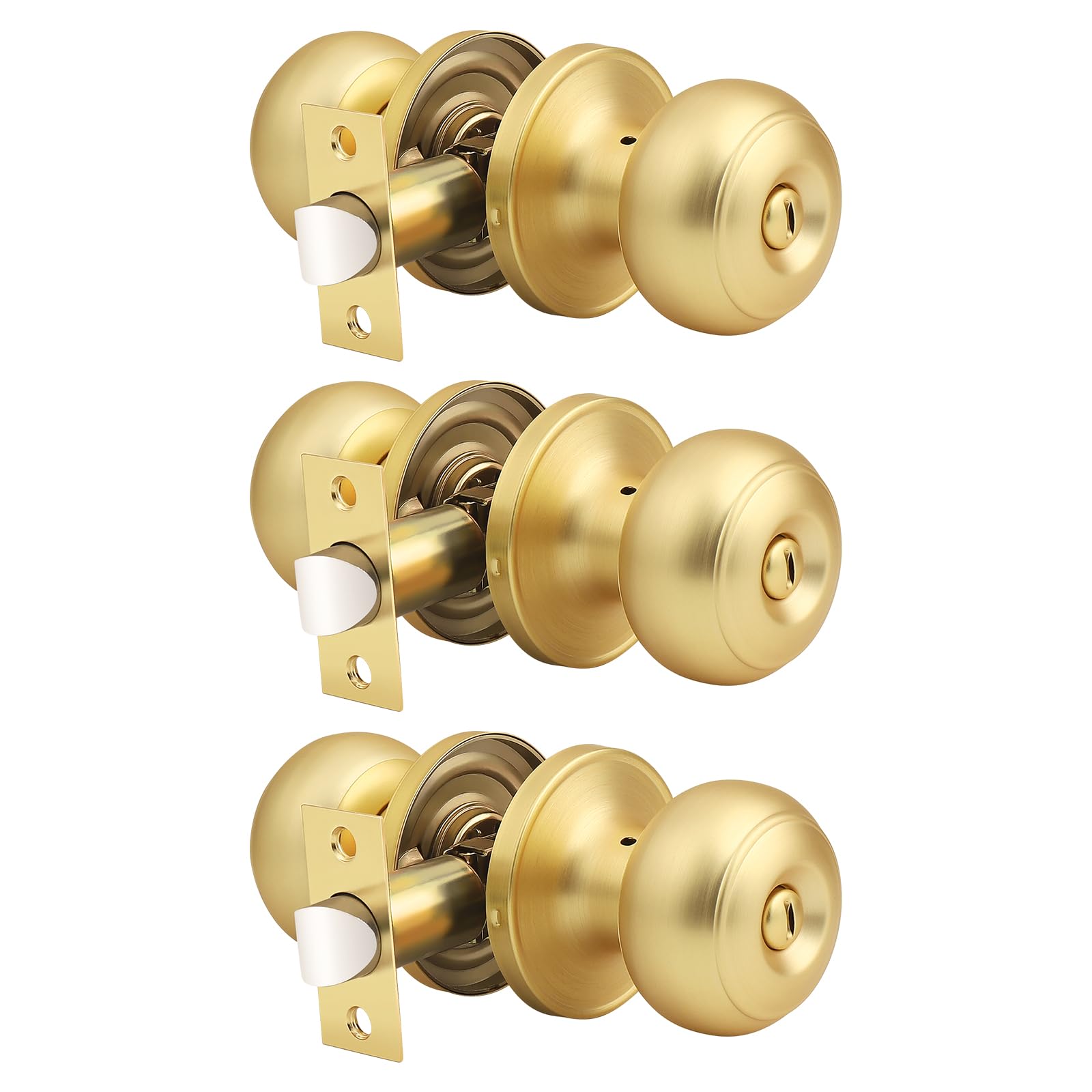 Probrico Matte Black Door Knobs - 6 Pack -20 Probrico Matte Black Door Knobs - 6 Pack -20